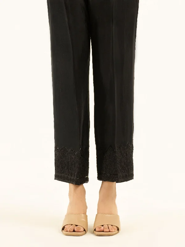 Fashion Wear Embroidered Silk Trousers