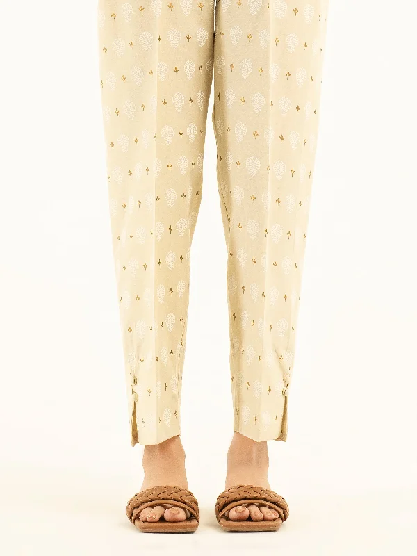 High-end Design Printed Winter Cotton Trousers