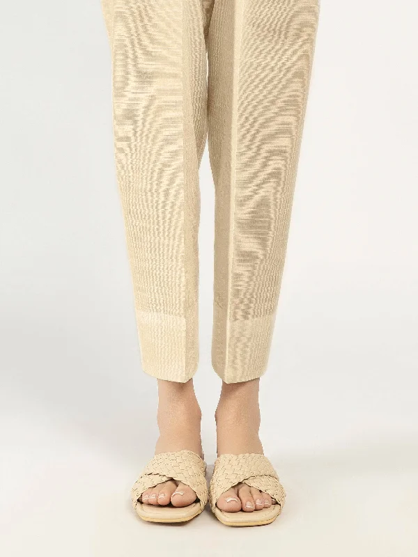 Fashion Must-have Plain Khaddar Trousers