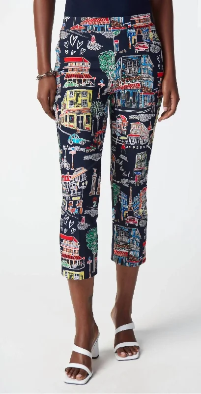 Dressing Tips Paris Themed Pants In Multi