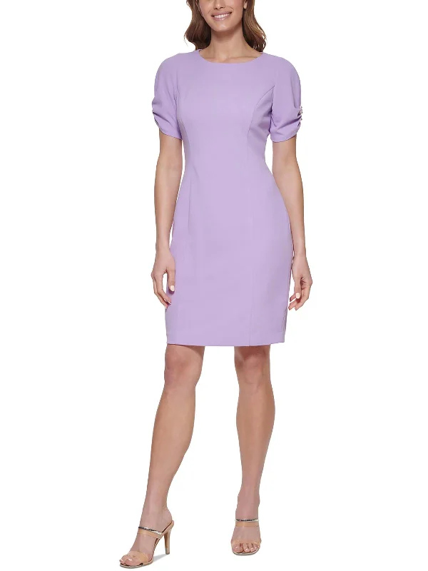 High-end Customization Petites Womens Knit Cocktail Sheath Dress