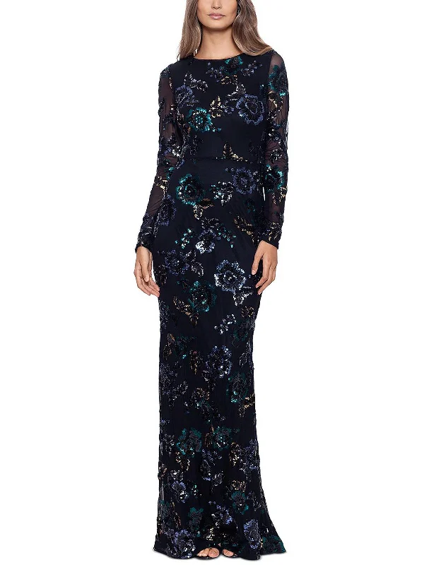 Cool Style Womens Floral Maxi Evening Dress