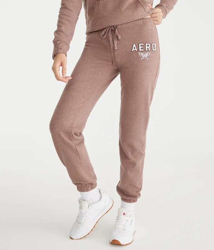 Elegant And Charming Aeropostale Butterfly Jogger Sweatpants