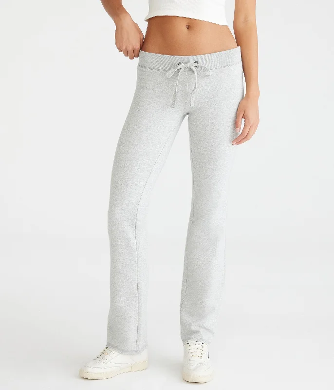 Lazy Home Aeropostale Solid Fit & Flare Sweatpants