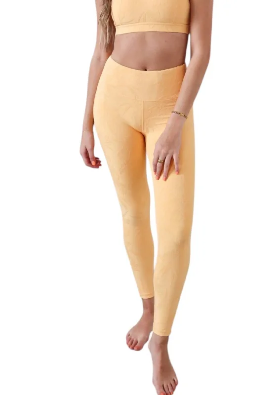 Sweet Breath Sunshine Highwaist Leggings In Yellow